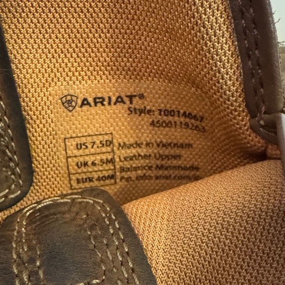 Ariat Dark Brown Western Boots - Picture 3 of 6